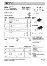 DataSheet IXFX180N10 pdf